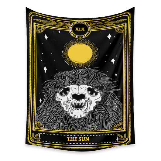 Tapiz de Tarot Psicodélico Bohemio con Fondo Místico - Image 53