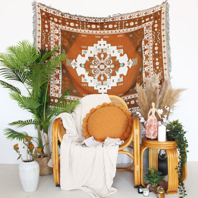 Manta Sofá Bohemio con Flecos Casuales - Image 62