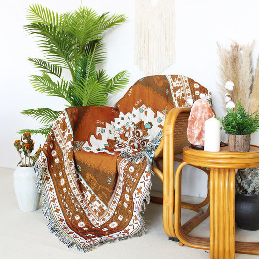 Manta Sofá Bohemio con Flecos Casuales - Image 63