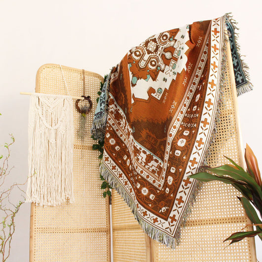 Manta Sofá Bohemio con Flecos Casuales - Image 64