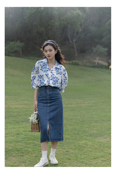 Blusa Suelta con Diseño Floral Elegante - Image 9