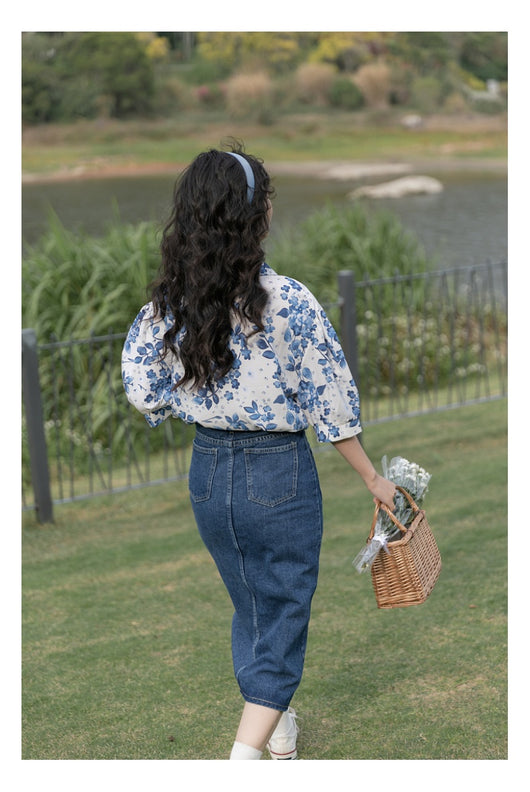 Blusa Suelta con Diseño Floral Elegante - Image 21
