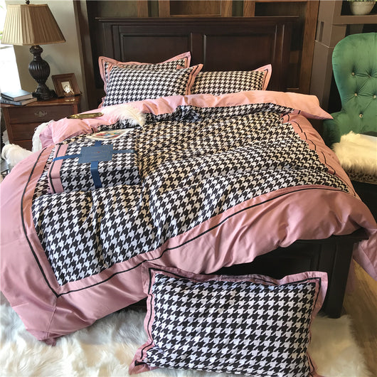 Juego de Cama Princesa Algodón Puro Terciopelo Cepillado 4 Piezas - Image 9