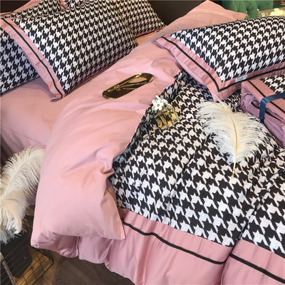 Juego de Cama Princesa Algodón Puro Terciopelo Cepillado 4 Piezas - Image 13