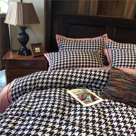 Juego de Cama Princesa Algodón Puro Terciopelo Cepillado 4 Piezas - Image 14