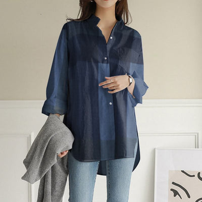 Camisa Casual Suelta de Manga Larga para Otoño - Image 12