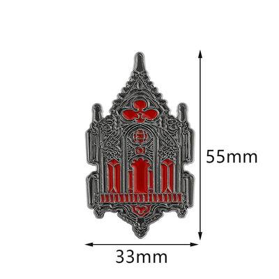 Broche Gótico de Iglesia - Distintivo Arquitectónico Misterioso - Image 9