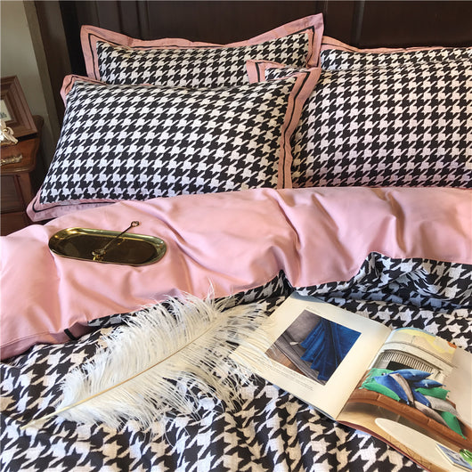 Juego de Cama Princesa Algodón Puro Terciopelo Cepillado 4 Piezas - Image 18