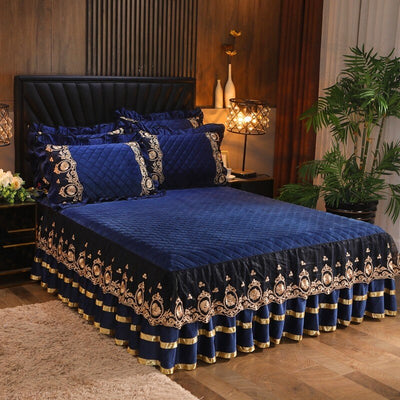 Juego de Cama Completo con Volante Decorativo y Fundas de Almohada - Image 6