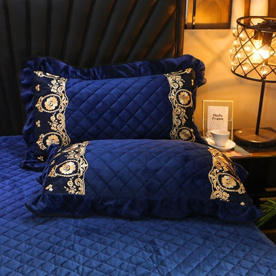 Juego de Cama Completo con Volante Decorativo y Fundas de Almohada - Image 11