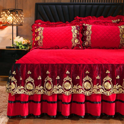 Juego de Cama Completo con Volante Decorativo y Fundas de Almohada - Image 13
