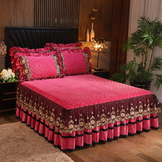 Juego de Cama Completo con Volante Decorativo y Fundas de Almohada - Image 20