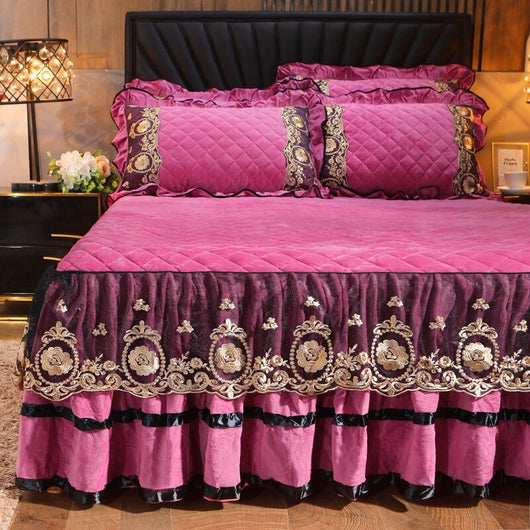 Juego de Cama Completo con Volante Decorativo y Fundas de Almohada - Image 21