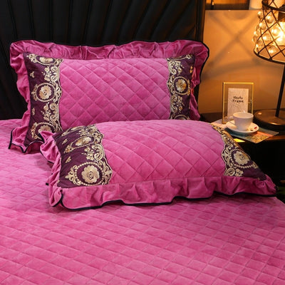 Juego de Cama Completo con Volante Decorativo y Fundas de Almohada - Image 25
