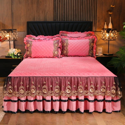 Juego de Cama Completo con Volante Decorativo y Fundas de Almohada - Image 26