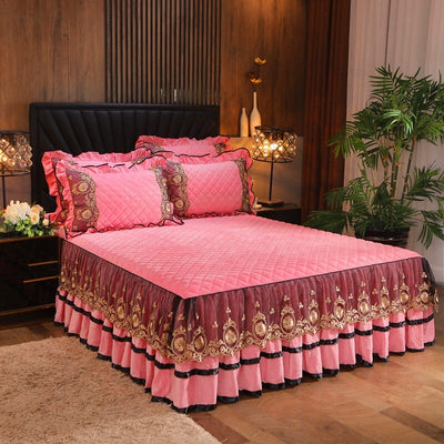 Juego de Cama Completo con Volante Decorativo y Fundas de Almohada - Image 28