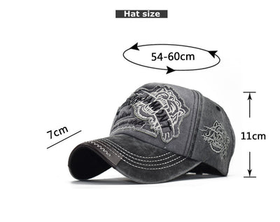 Visera Deportiva de Algodón Desgastado para Mujer - Image 9