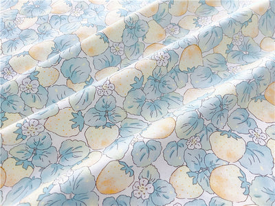 Tela Estampada de Algodón Twill con Diseño de Fresas - Image 9