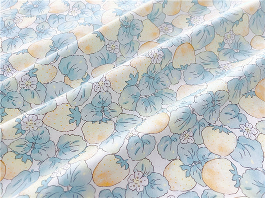 Tela Estampada de Algodón Twill con Diseño de Fresas - Image 9
