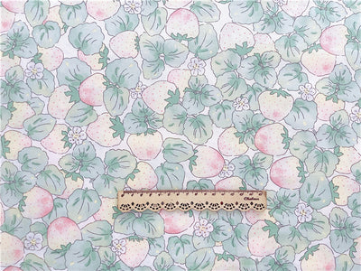 Tela Estampada de Algodón Twill con Diseño de Fresas - Image 10