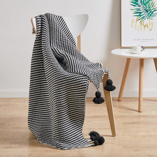 Manta para Bebé con Diseño de Piña y Flecos Tejidos - Image 27
