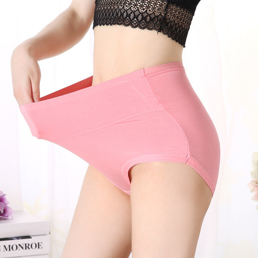 Pack 4 Pantaletas Cintura Alta Viscosa Suave Colores Lisos Mujer - Image 26
