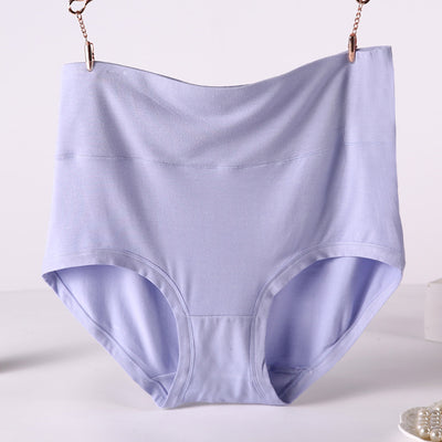 Pack 4 Pantaletas Cintura Alta Viscosa Suave Colores Lisos Mujer - Image 39