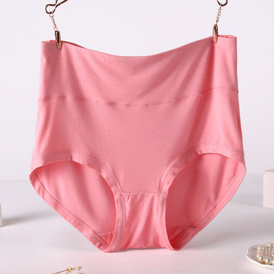 Pack 4 Pantaletas Cintura Alta Viscosa Suave Colores Lisos Mujer - Image 40