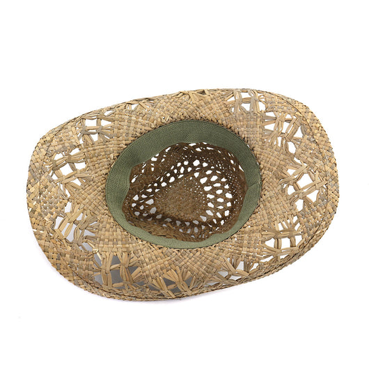 Sombrero Vaquero Artesanal de Paja Natural para Hombre - Image 12