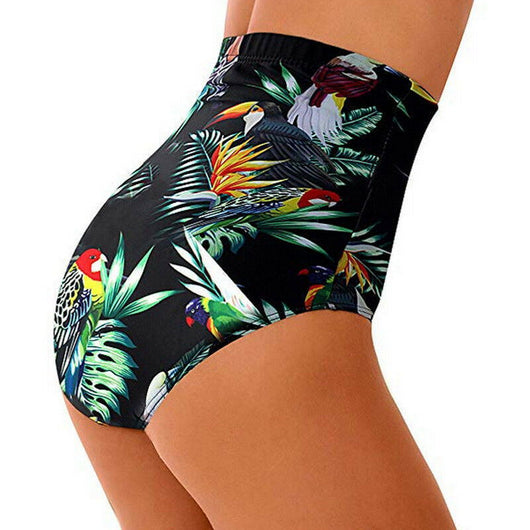 Shorts de Baño Cintura Alta Estampado Corte Slim Conservador - Image 7