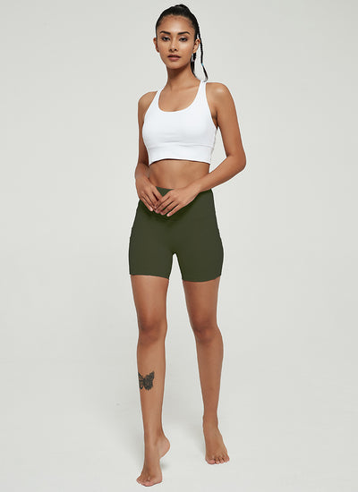 Shorts Deportivos Yoga Ajustados Transpirables con Bolsillos - Diseño Push Up Verano - Image 26
