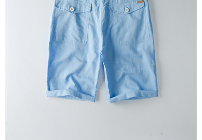 Shorts de Lino y Algodón para Hombre - Verano y Otoño - Image 11