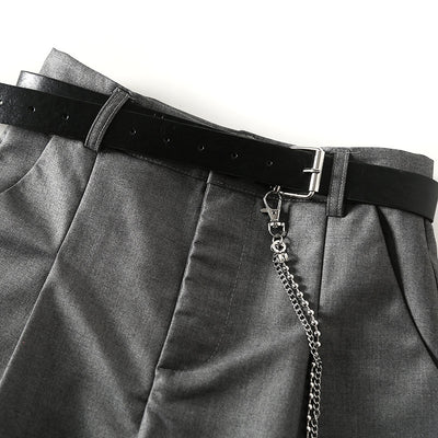 Shorts de Diseño Retro con Cadena Lateral - Image 11