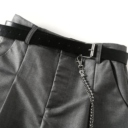 Shorts de Diseño Retro con Cadena Lateral - Image 11