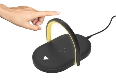 Cargador Inalámbrico 15W con Luz Nocturna y Soporte para Móvil - Image 11