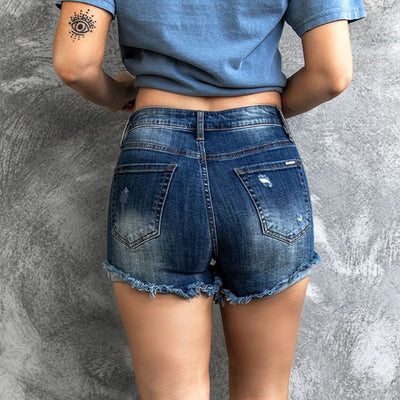 Shorts Vaqueros Rotos con Stretch - Estilo Hot Pants - Image 7