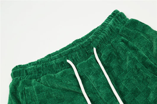 Shorts Casuales para Hombre con Bordado de Estrella y Costuras en Contraste - Image 10