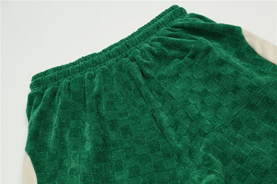Shorts Casuales para Hombre con Bordado de Estrella y Costuras en Contraste - Image 11