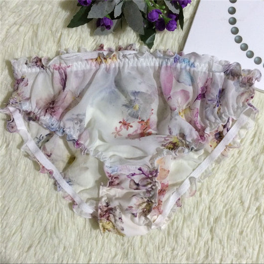 Braguitas Sexy de Seda Translúcida Triángulo para Mujer - Image 31