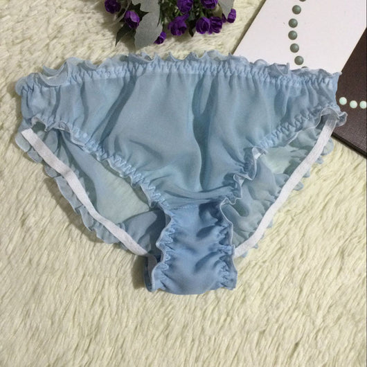 Braguitas Sexy de Seda Translúcida Triángulo para Mujer - Image 32
