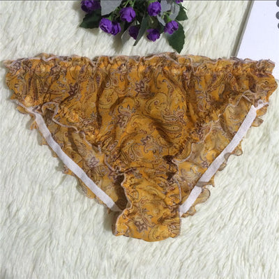 Braguitas Sexy de Seda Translúcida Triángulo para Mujer - Image 37