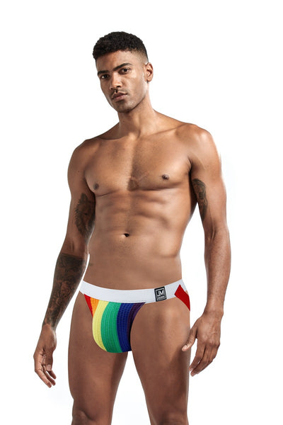 Bóxer Deportivo Rainbow de Doble Tira para Hombre - Image 10