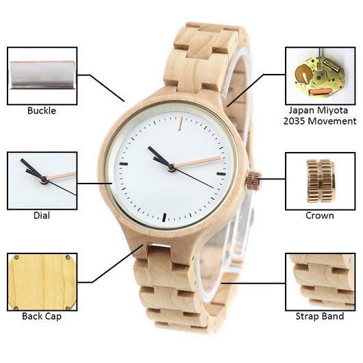 Reloj de Cuarzo Ébano con Cierre Plegable - Madera Maciza Premium - Image 12
