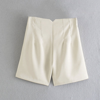 Shorts Casuales de Cintura Alta Temperament para Mujer - Image 16