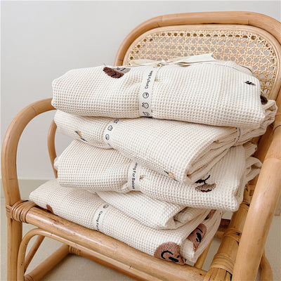 Manta de Siesta Orgánica con Bordado Infantil - Image 10