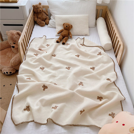 Manta de Siesta Orgánica con Bordado Infantil - Image 14