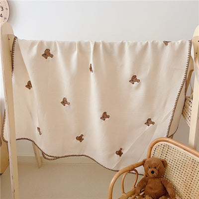 Manta de Siesta Orgánica con Bordado Infantil - Image 15