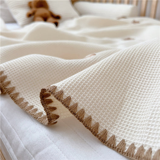 Manta de Siesta Orgánica con Bordado Infantil - Image 17