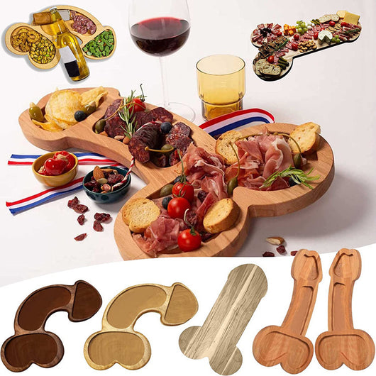 Tabla de Quesos y Frutas de Madera Artesanal para Cocina - Image 9
