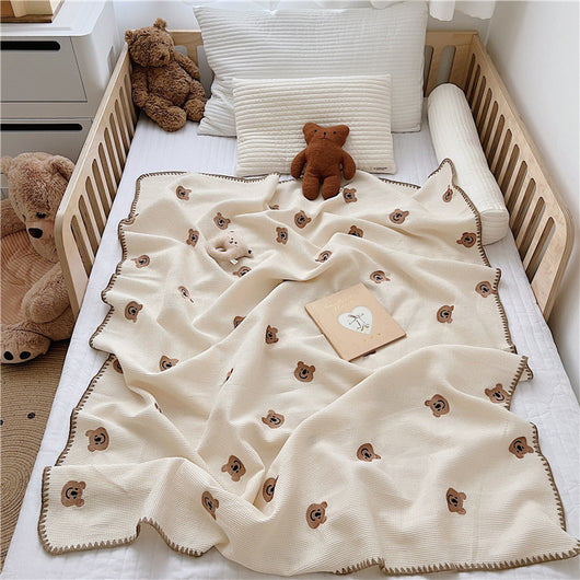 Manta de Siesta Orgánica con Bordado Infantil - Image 23